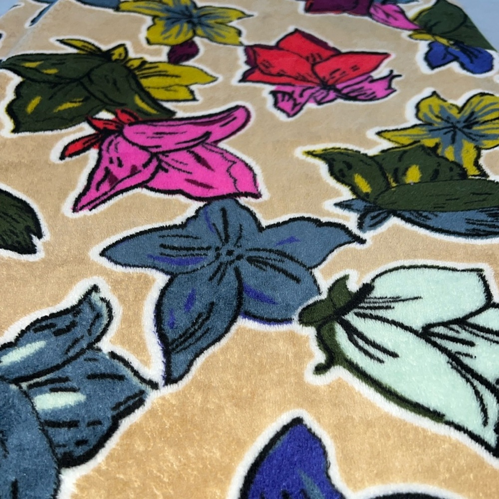 Vera Bradley Throw Blanket in Falling Flowers Neutral